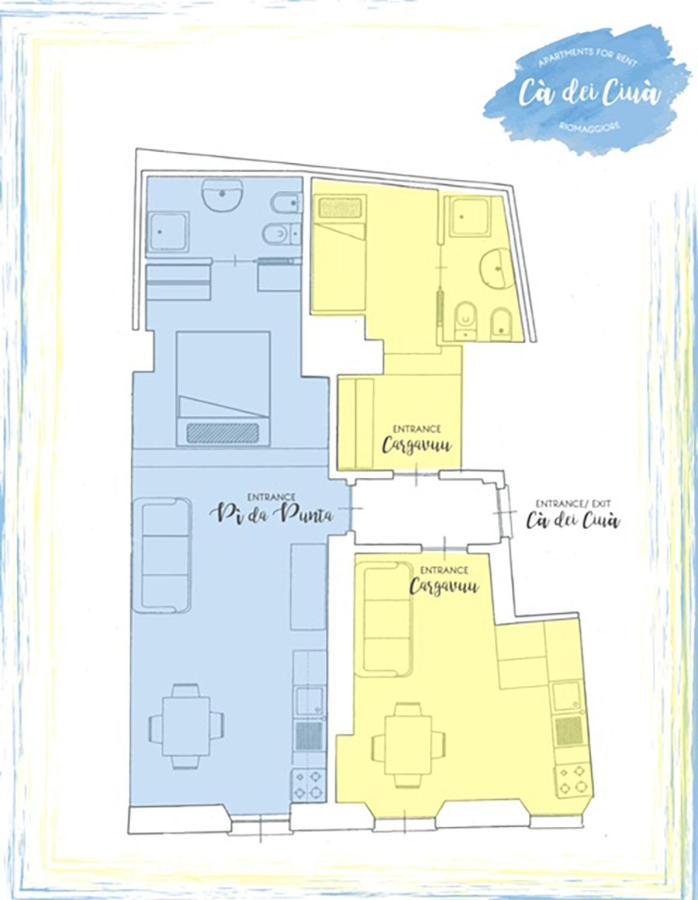 Apartamento Ca Dei Ciua, Terre Marine Riomaggiore Exterior foto